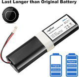 Replacement Battery for ILIFE V3S Pro Robot 2800mAh, V5S Pro, V8S, V50, X750 Robot Vacuum Cleaners,14.8V/41.44Wh