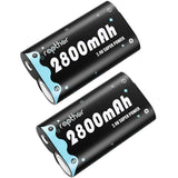 Rapthor 2800mAh Xbox One Ni-MH Rechargeable Battery Pack for Xbox One/Xbox One S/Xbox One X/Xbox One Elite Wireless Controller (2 Battery Packs Only)