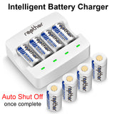 Rapthor RCR123A Battery 12V/1A Quick Charger with FCC CE ROHS Certified