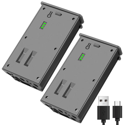 2-Pack 36000mWh Lithium-ion Battery Pack for Reveal Trail Cameras – Compatible with Reveal X, XB, SK, X Pro, Pro 3.0, X Gen 2.0, X Gen 3.0 Hunting Cameras