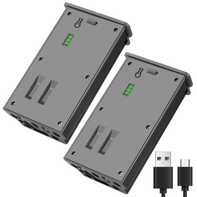 2-Pack 36000mWh Lithium-ion Battery Pack for Reveal Trail Cameras – Compatible with Reveal X, XB, SK, X Pro, Pro 3.0, X Gen 2.0, X Gen 3.0 Hunting Cameras