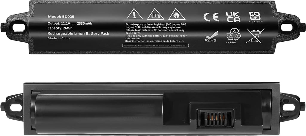 Replacement Battery for Bose 404600, Soundlink 1, Soundlink 2, SoundLink 3, Soundlink II, SoundTouch 20,330105, 330105A, 33010711, 330107, 359495, 359498 High Capacity 2330mAh 11.1V with DIY Tool