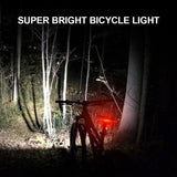 Rapthor 9000 Lumens Bike Lights,Headlight Runtime 14+ Hours & 5200mAh,IPX6 Waterproof,Super Bright Lights for Night Riding,USB Rechargeable