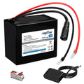 Rapthor 24V 2.6Ah Rechargeable Lithium Battery Pack with Charger, Cable Connector for Power Wheels, Kids Ride On Cars Toys, LED Strips, Small UPS, DIY Projects (Model: BP018)