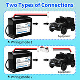 rapthor 24V 2.6Ah Rechargeable Lithium Battery Pack with Charger, Cable Connector for Power Wheels, Kids Ride On Cars Toys, LED Strips, Small UPS, DIY Projects (Model: BP018)