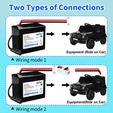 rapthor 24V 5000mAh Rechargeable Lithium ion Battery Pack 24 Volt 5Ah with 25.2V 1A Charger for DIY Projects (Model: BP011)