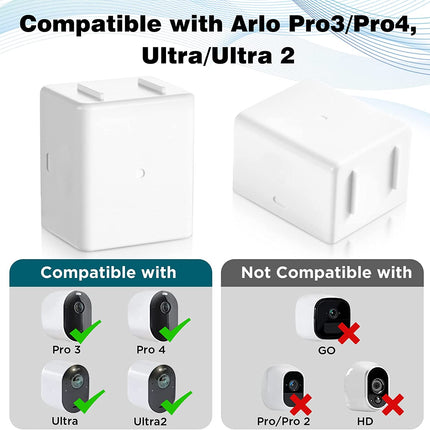 Upgraded 4950mAh Replacement Batteries Compatible with Arlo Pro 4/Pro 3/Ultra/Ultra 2 Wireless Security Cameras, 2-Pack 3.85V Rechargeable Long-Lasting Battery Life and Easy to Install