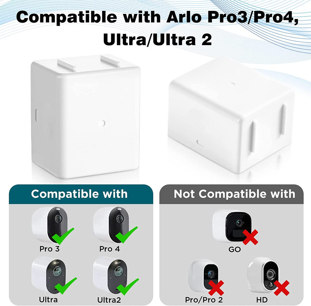 Upgraded 4950mAh Replacement Batteries Compatible with Arlo Pro 4/Pro 3/Ultra/Ultra 2 Wireless Security Cameras, 2-Pack 3.85V Rechargeable Long-Lasting Battery Life and Easy to Install