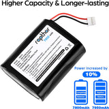 7950mAh Replacement Battery 300-10186 for ADT Command Smart Security Panel 3.7V