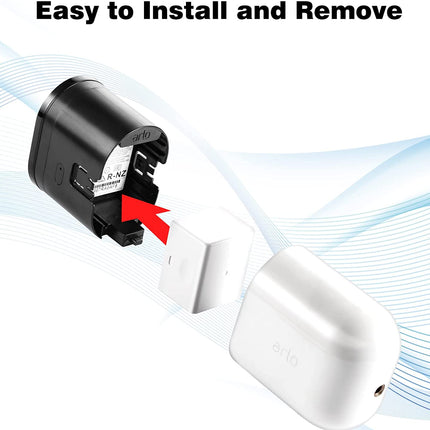 Upgraded 4950mAh Replacement Batteries Compatible with Arlo Pro 4/Pro 3/Ultra/Ultra 2 Wireless Security Cameras, 2-Pack 3.85V Rechargeable Long-Lasting Battery Life and Easy to Install