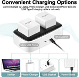 Rapthor 2560mAh Replacement Battery Compatible with Arlo Pro / Pro 2 Rechargeable with Charger Station for Arlo Pro / Pro 2 Camera (2 Batteries+1 Charger)