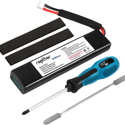 Rapthor 10000mAh Replacement Battery for JBL Xtreme Bluetooth Speaker fits JBL GSP0931134 High Capacity Li-Polymer Replacement Battery with DIY Tools