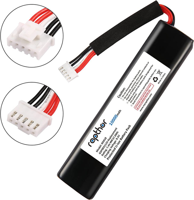 Rapthor 10000mAh Replacement Battery for JBL Xtreme Bluetooth Speaker fits JBL GSP0931134 High Capacity Li-Polymer Replacement Battery with DIY Tools