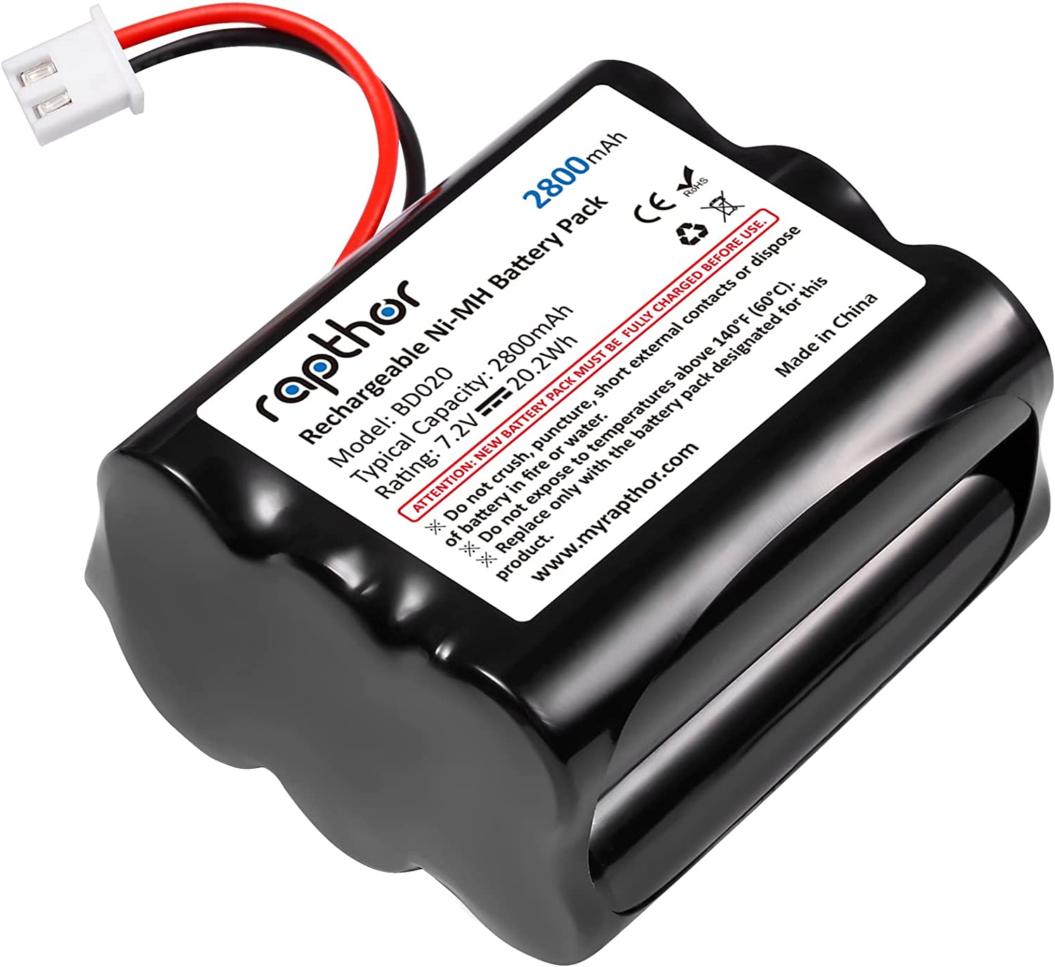 2800mAh 7.2V 20.2Wh Replacement Battery – Rapthor Batteries