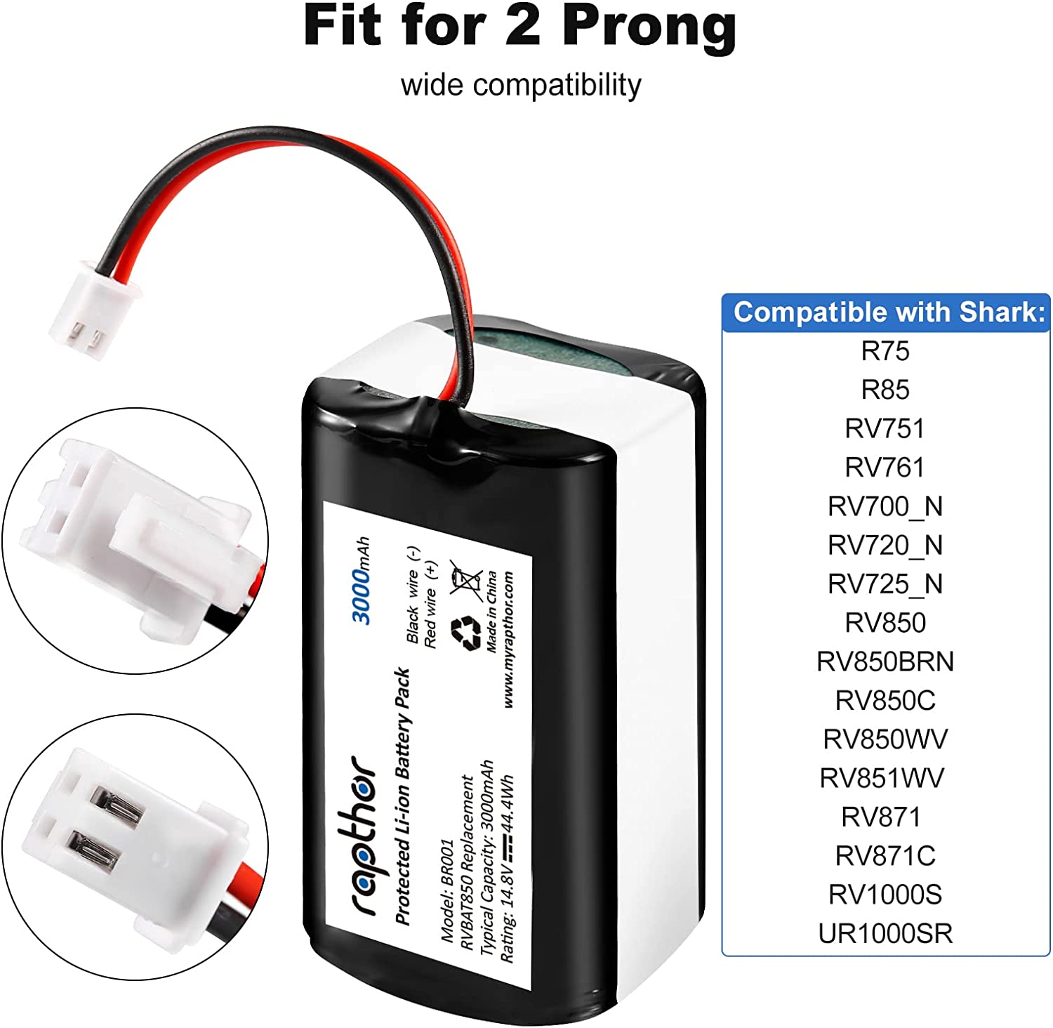 Robot Battery Rvbat950 3000mAh 14.4V Replacement Battery Pack – Rapthor Batteries